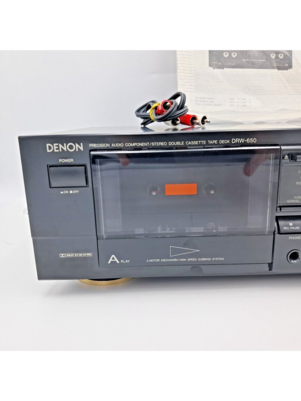 Denon DRW-650 Dual Tape Deck-High Speed Dubbing - Dolby NR - Fully Tested-Video - Picture 2 of 14
